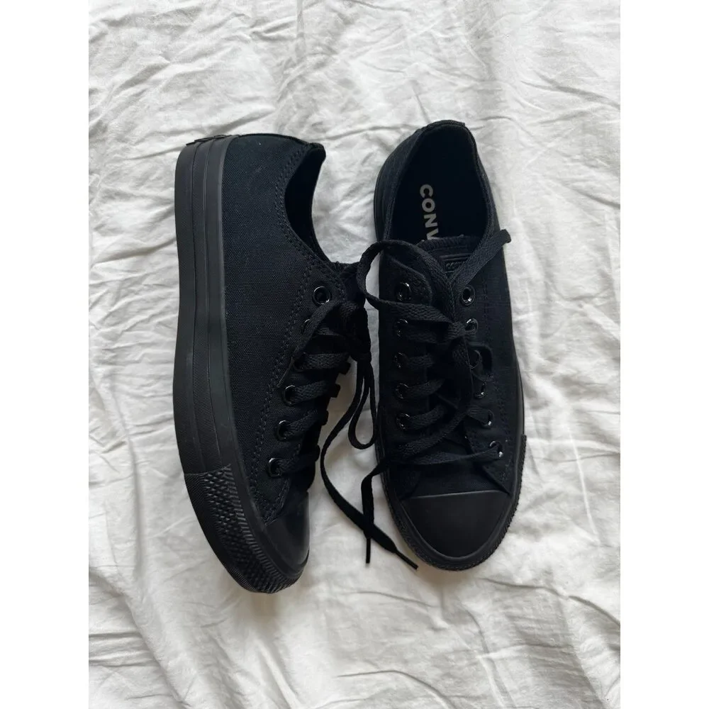 Converse Chuck Taylor All Star Ox Black Monochrome Low Top M5 W7 M5039 - Picture 1 of 6